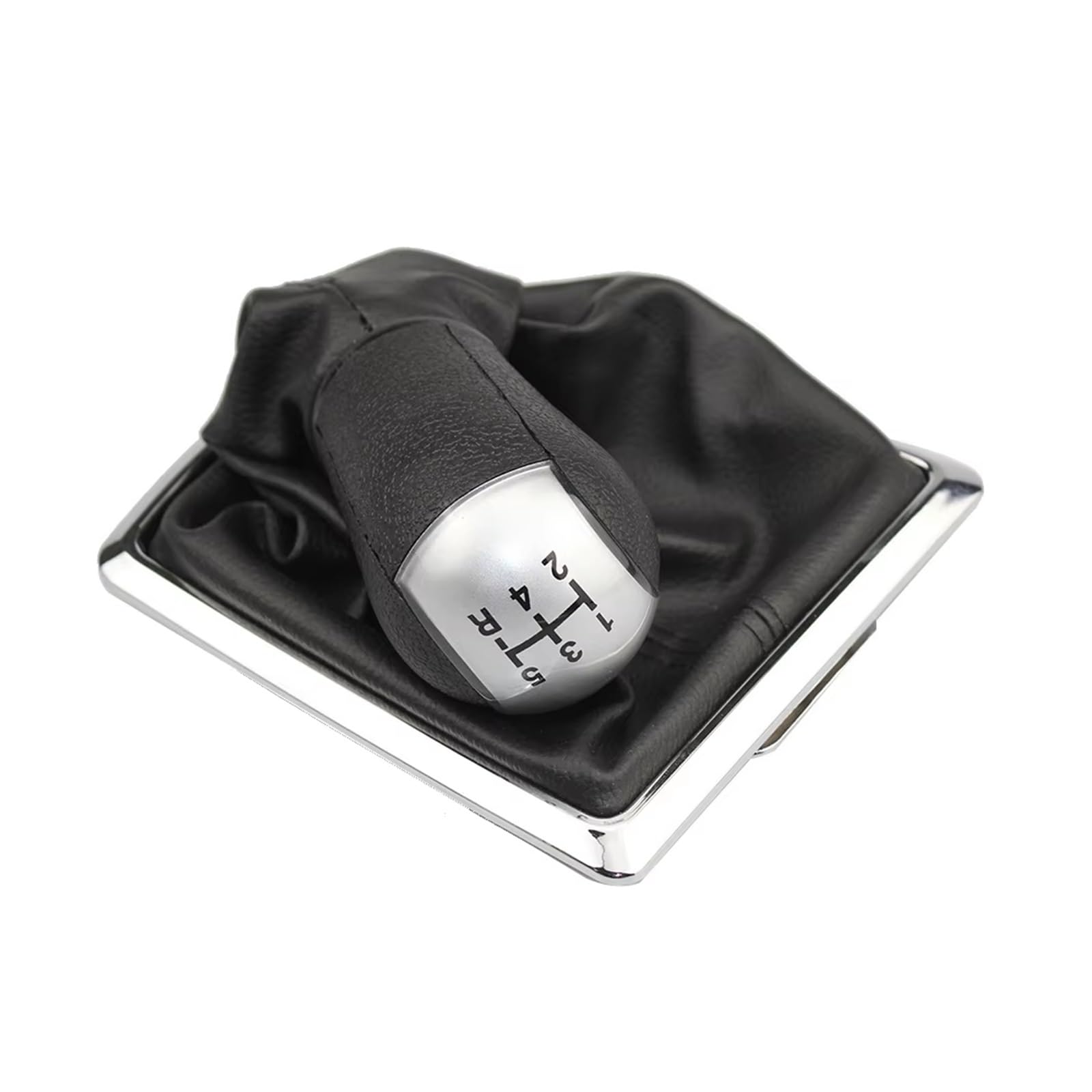 XKOEHXJ Car Gear Shift Knob for Focus 2 MK2 2005-2008 5 Speed Car Gear Shift Knob Lever Stick Boot Cover Gaiter Gearbox Boot Cover(5 Speed)