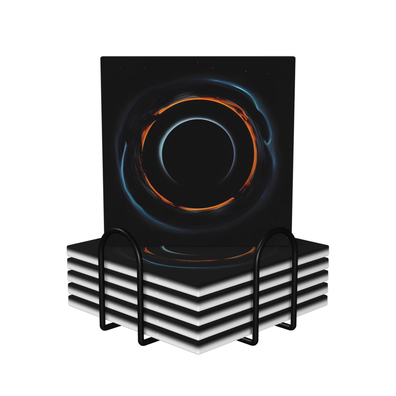 Dessous de verre céramique anti-tache avec support pour table et cuisine