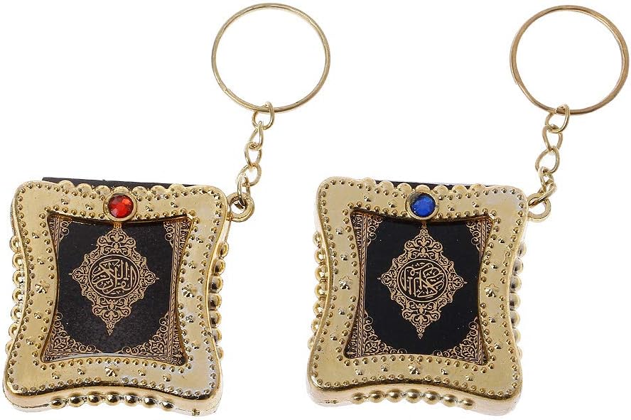 Mini Ark Quran Book Koran Pendant Mu-Slim Keychain Bag Purse Car Decor Jewelry