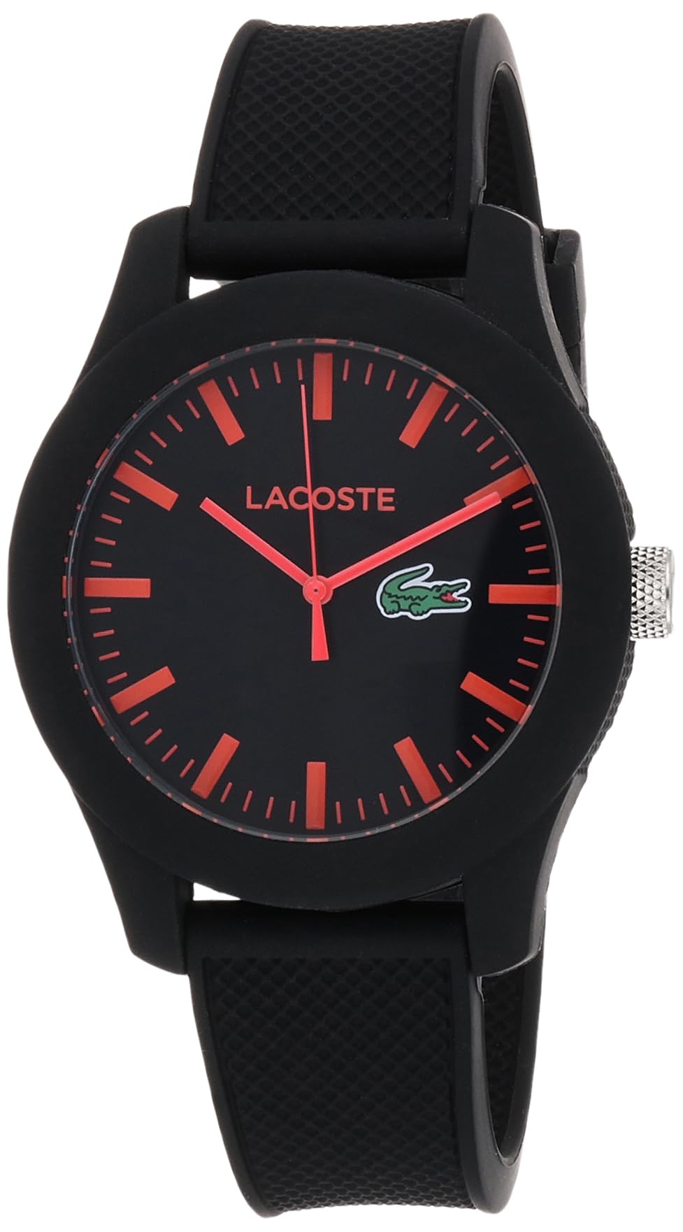 Lacoste L.12.12 Quartz Black Round Dial Men's Watch - 2010794