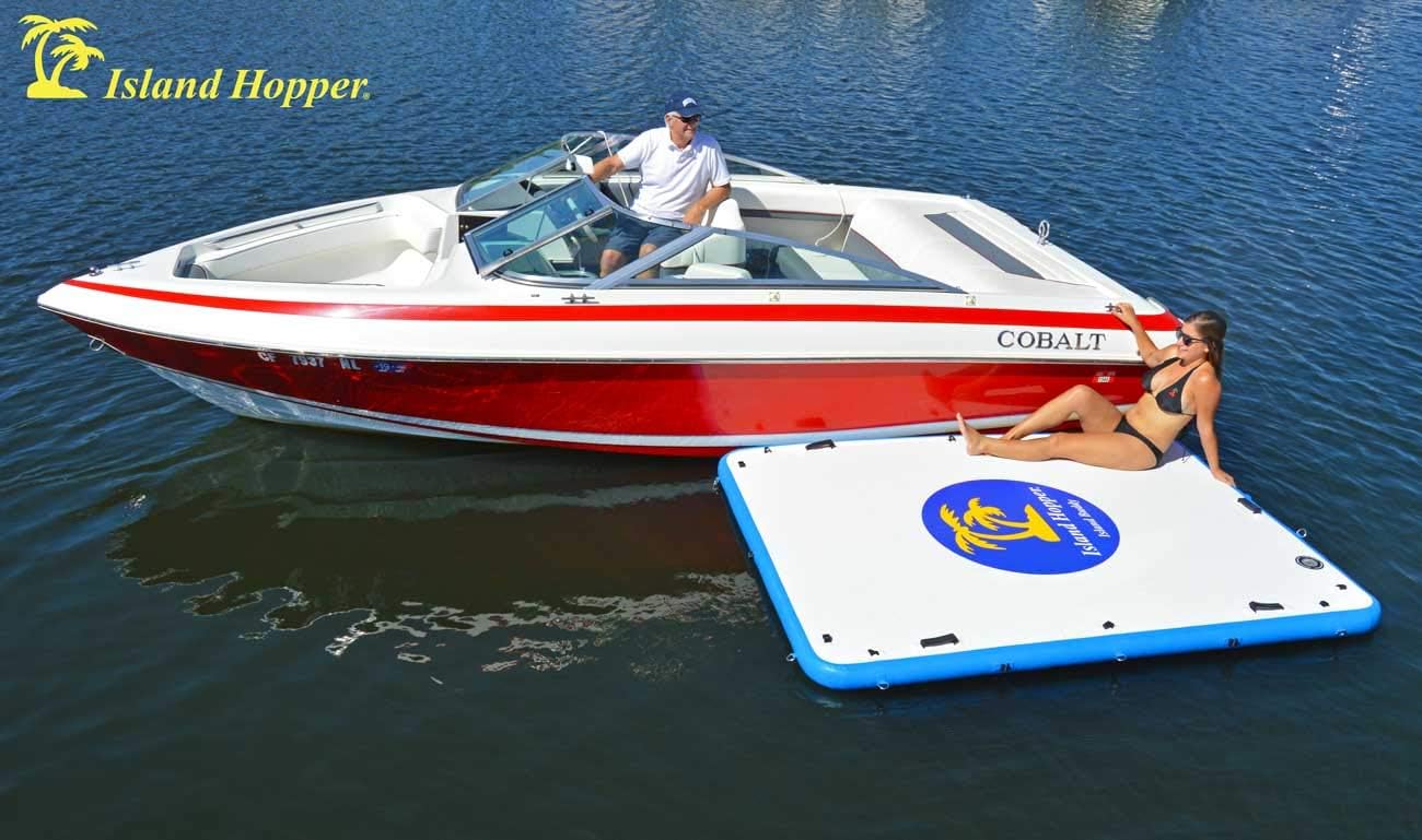 Island Hopper Island Buddy Inflatable Swimming Water Platform Dock