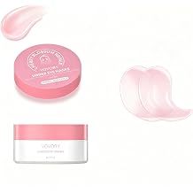 Under Eye Patches Masks for Fine Lines with Collagen and Hyaluronic Acid, Dark Circles, Smoothing Hydrating Under Eye Care,60 Pcs Mist Pink