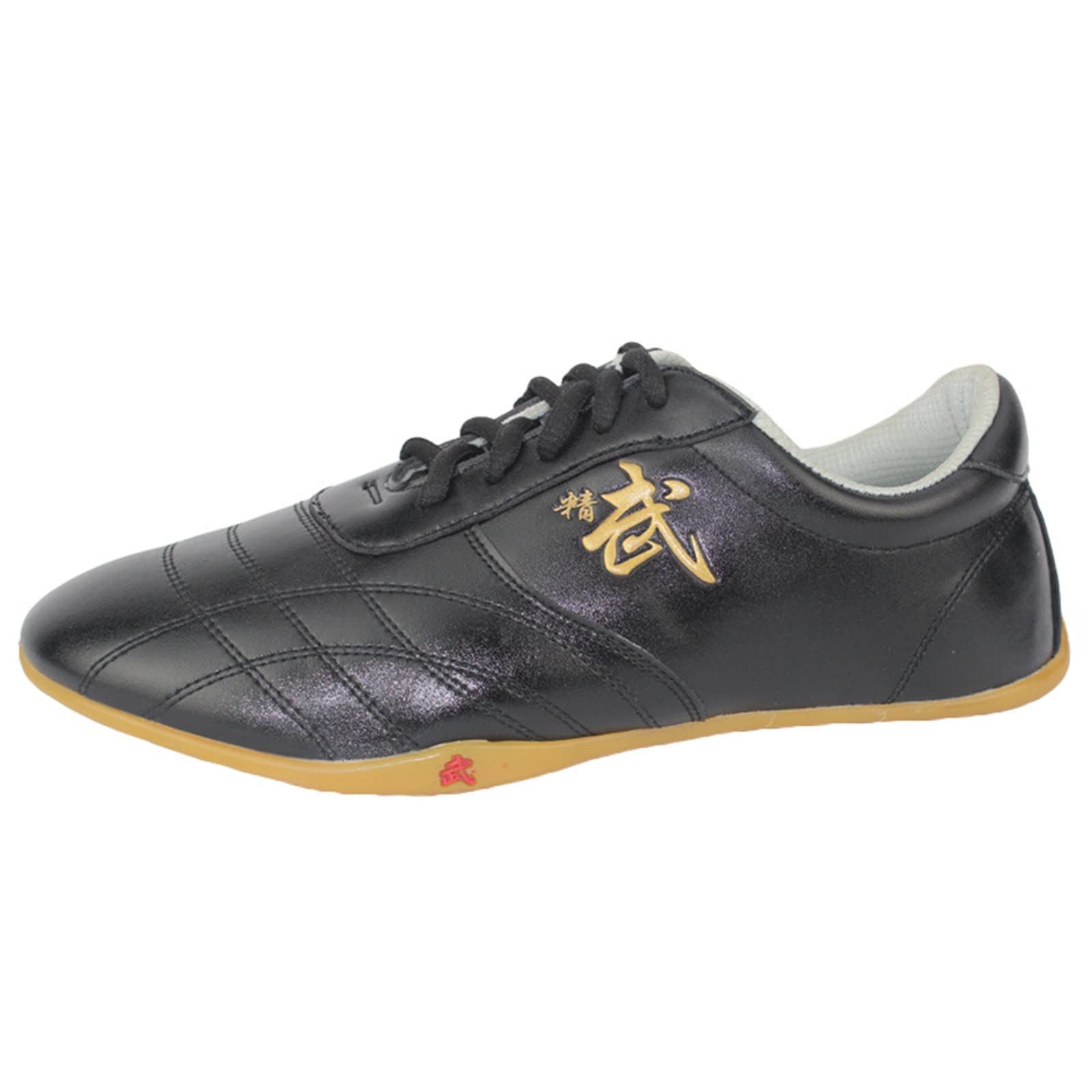 Scarpe Arti Marziali per Le Donne, Cuoio Karate Kung Fu Taichi Trainer Leggero Femminile Wing Chun Gym Sneakers