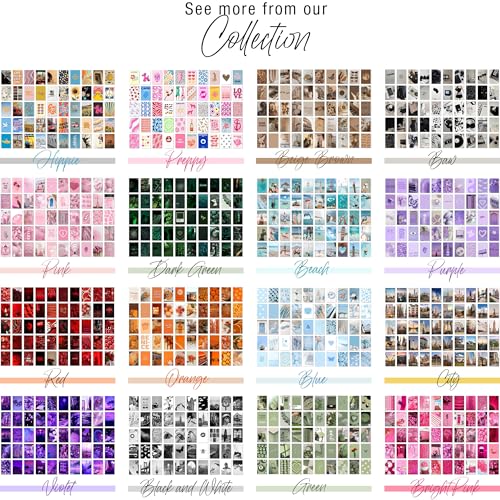 Kit de collage mural esthétique violet cadeau idéal pour chambre