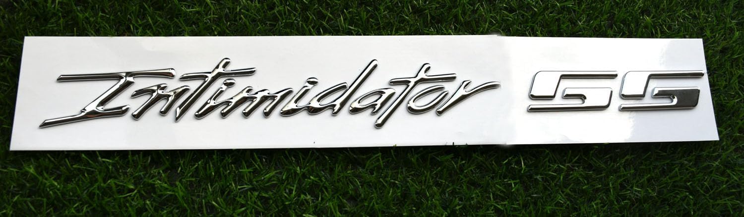 2Pcs Intimidator SS Emblems 3D Domed Badge Truck Decal Sticker Compatible with Chevy Silverado 88980874 (Chrome)