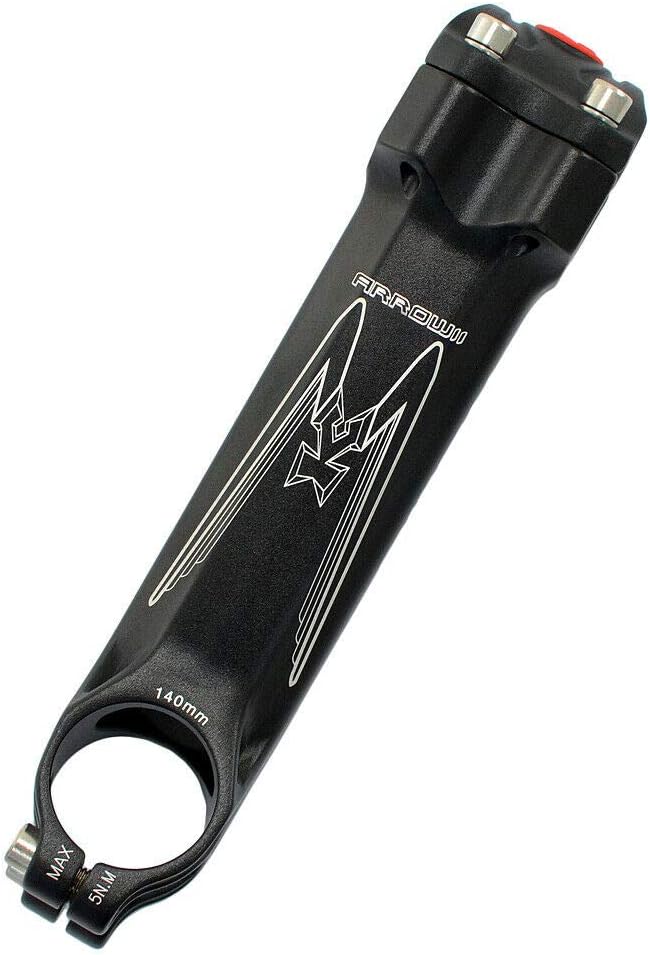 KCNC Arrow II Road MTB 29er E-Bike Bicycle ±17 Degree Stem 31.8x140mm, KST36-008BK, SK2109-T