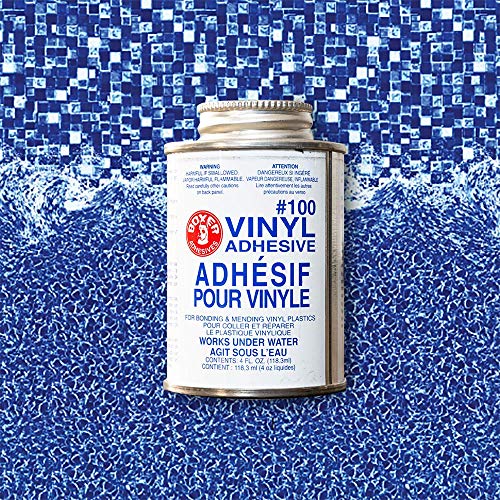 PRO Vinyl Pool Liner Patch Kit - Repair kit with 2'x2' Vinyl and Adhesive (Glimmer)