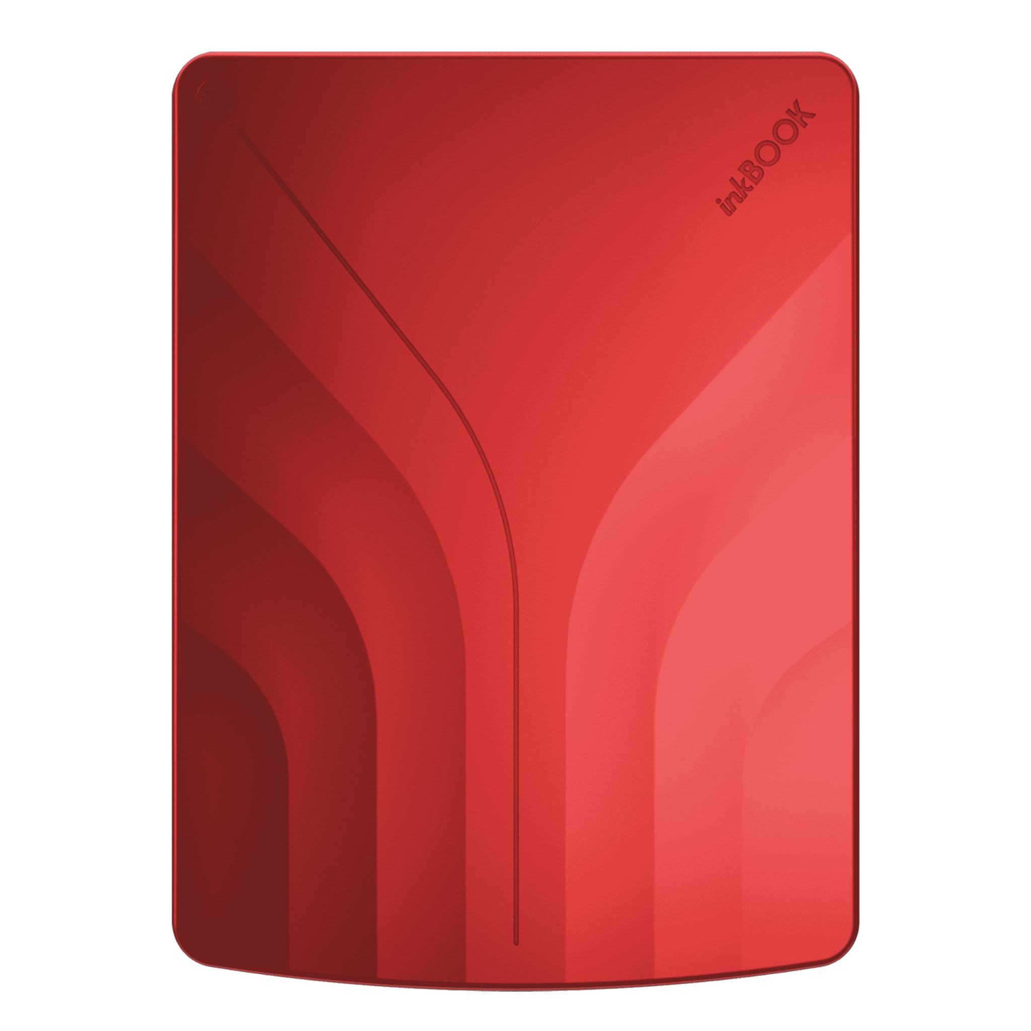 inkBOOK Focus Plus Rot – 7,8 Zoll E-Book Reader mit HD Display, Smartlight & Android | Unterstützt Skoobe, Onleihe, Nextory Apps | 32GB, Hörbücher via Bluetooth, USB-C, Werbefrei