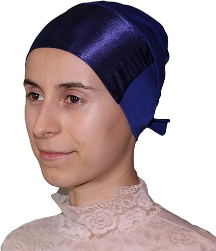 firdevs Lujo Satén Hiyab capó islámica musulmán bufanda Cap Hueso underscarf