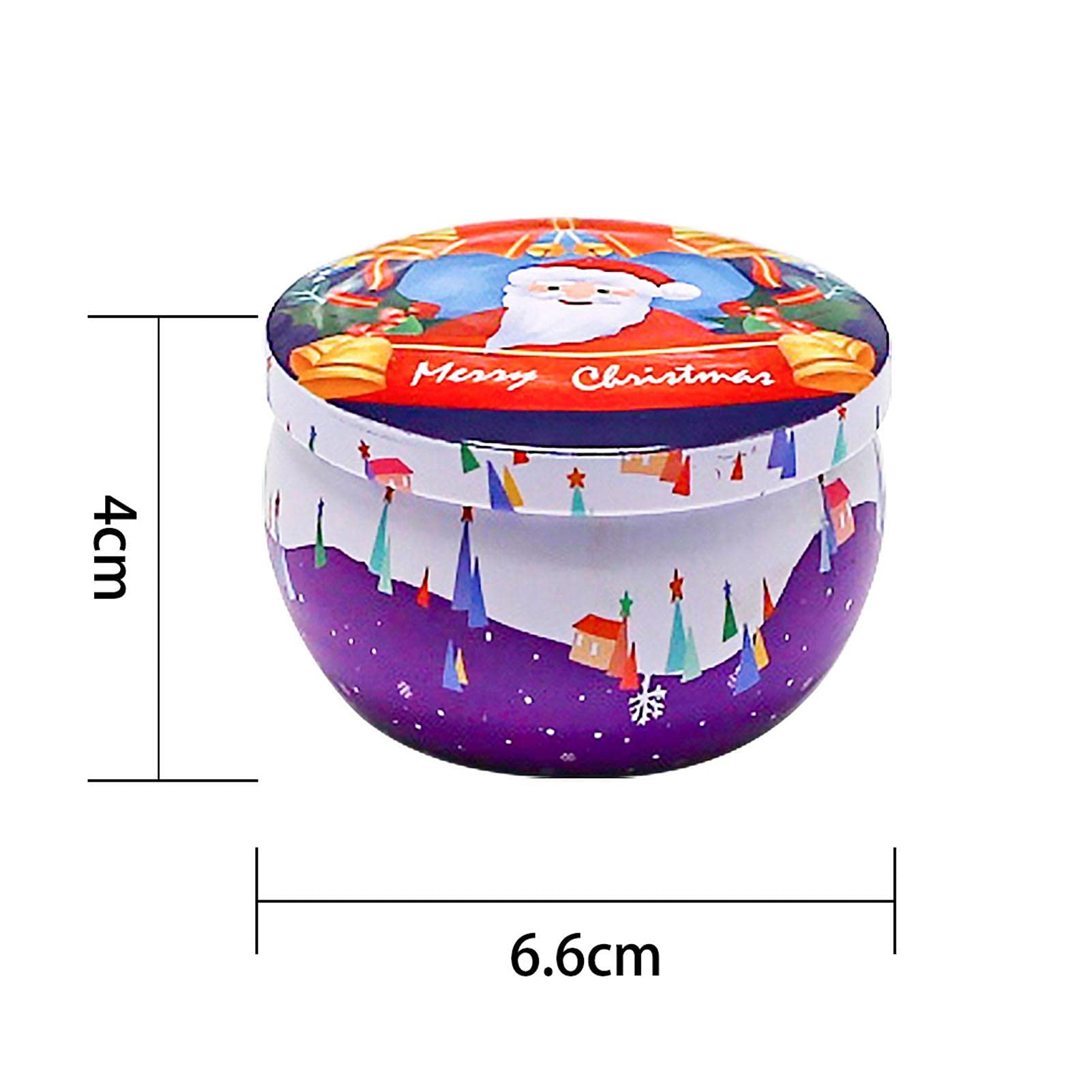 Yiida Velas Navidad, Set Regalo para Navidad, Velas Soja | Juego Regalo, 12 Unidades