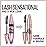 Maybelline Lash Sensational Washable Mascara, Lengthening and Volumizing for a Full Fan Effect, Blackest Black, 2 Count