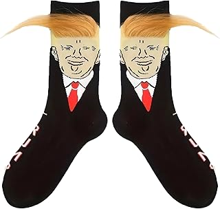 Trump Funny Socks - Novelty President 2024 Merchandise Gift for Men & Women
