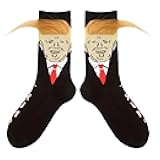 homeSlik T Socks Funny Socks to Wear with shoes Novelty President 2024 Socks Donald Merchandise Gift for Men Women