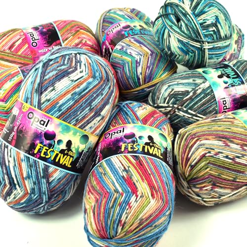 Laine pour chaussettes 6 brins absorbante et résistante Opal 150g