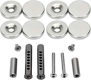 RC Crawlers Components For Axial For SCX10 90046 1/10 RC Crawler Car Upgrade Parts Metal Body Shell Post Mount With Magnet Replacement RC Car Accessories