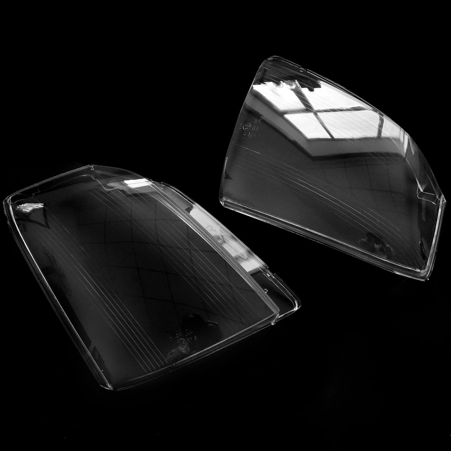 FZJDSD Front L&R Headlight Cover Clear Compatible with Cadillac STS 2005-2011 Clear Headlight Lens Cover