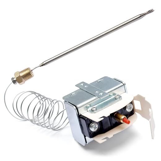 PP10084 high limit thermostat fryer switch Lchmo5030 compatible with Pitco Fryer, 1/4" Thread Mpt Stuff, 450°F/230°C Hi Limit Safety Thermostat 5225-11B fit for VF35 MGII SG14 35C 45C+ 18S 18 E500D