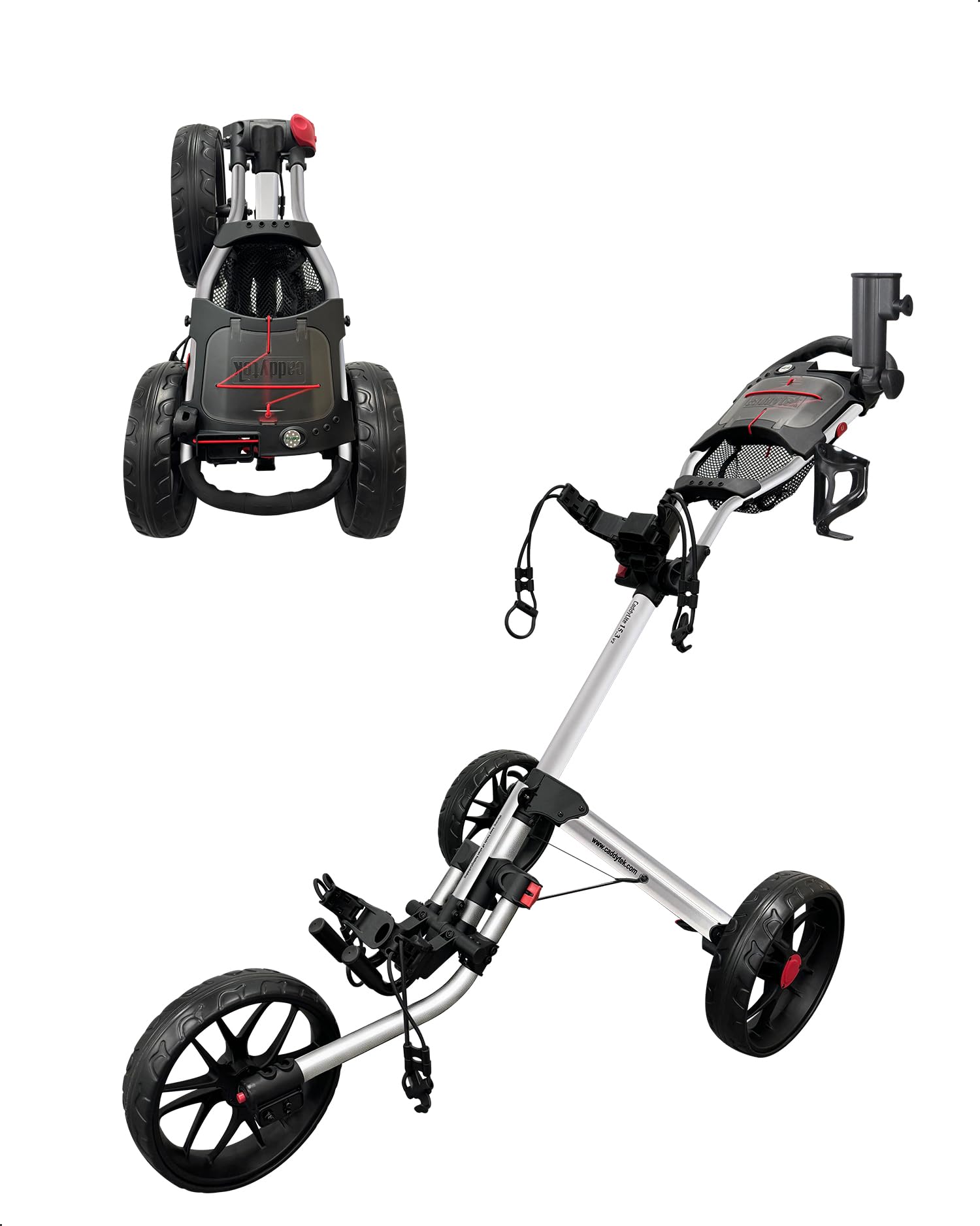 Caddytek CaddyLite 11.5 V3 3 Wheel Golf Push Cart - Superlite