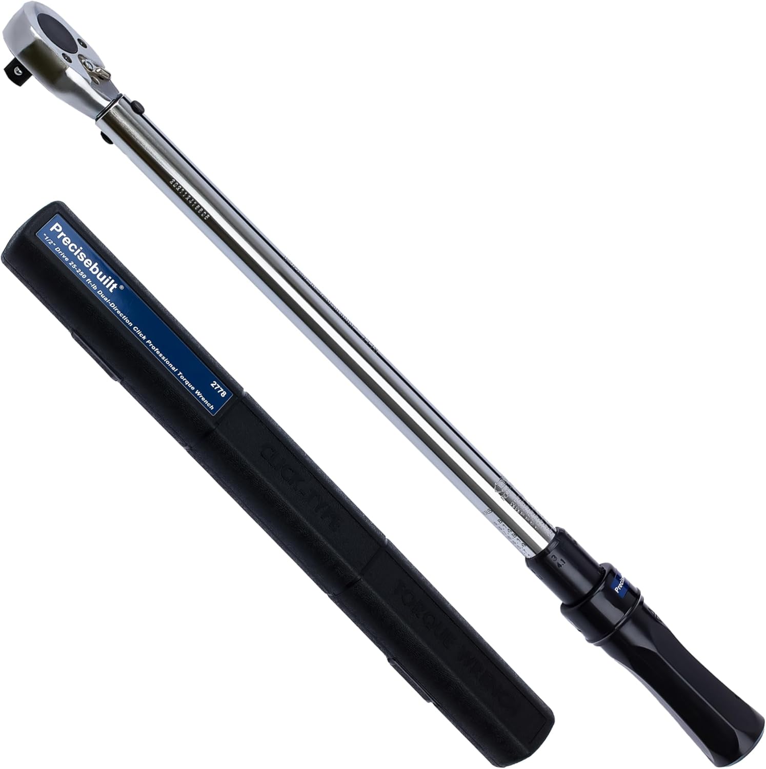 1/2" Drive 25-250 ft-lb (44.1-349.1 Nm) Dual-Direction Click Professional Torque Wrench