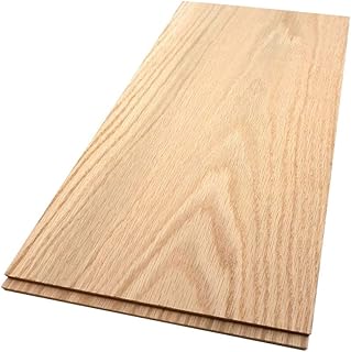 Red Oak Planks - 2-Pack Unfinished Oak Craft Wood - 1/4’’ (6mm) 100% Pure Hardwood - Laser Engraving Blanks - Red Oak Wood Planks for Crafts and Gifts