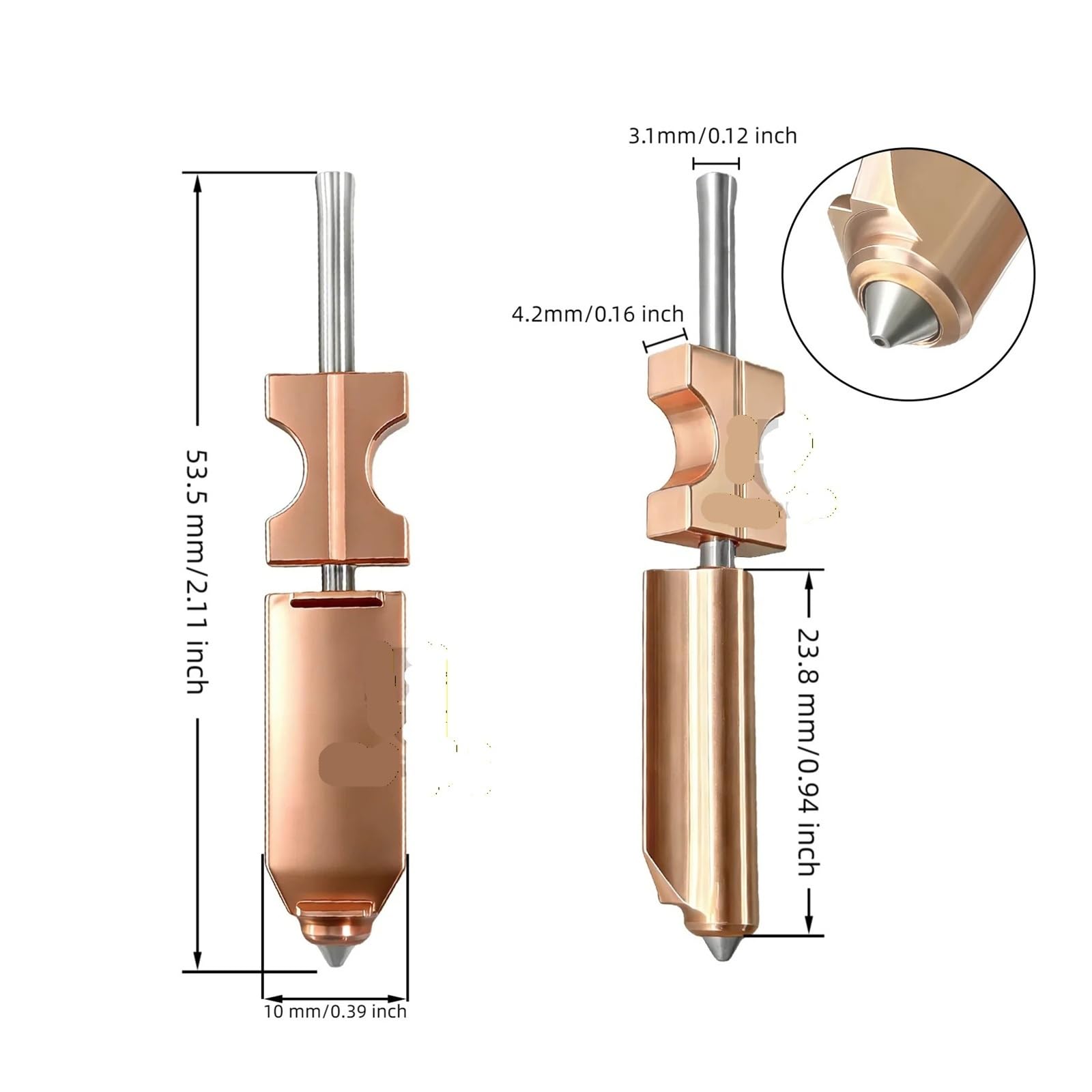 Compatible con FLASHFORGE, kit de boquillas de 0,25-0,8 mm for AD5X