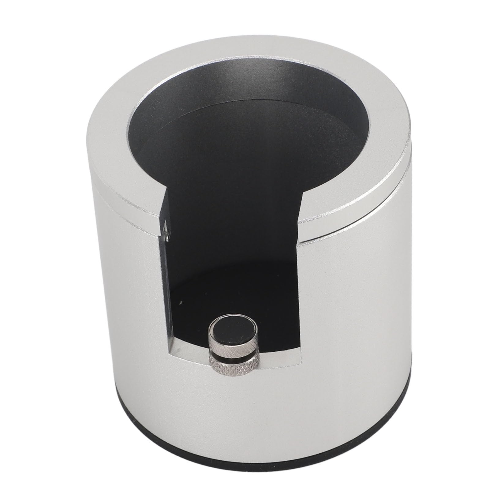 Uchwyt kolby Stojak sabotażowy Regulowana wysokość Podstawa stacji ubijania do kolb 51 mm 53 mm 58 mm Akcesoria do kawy ze stopu aluminium (Srebrny)