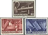 Dinamarca Prophila Collection Dinamarca 645-647 (Completa.edición.) Usado 1977 Danés artesanía (Sellos para los coleccionistas)