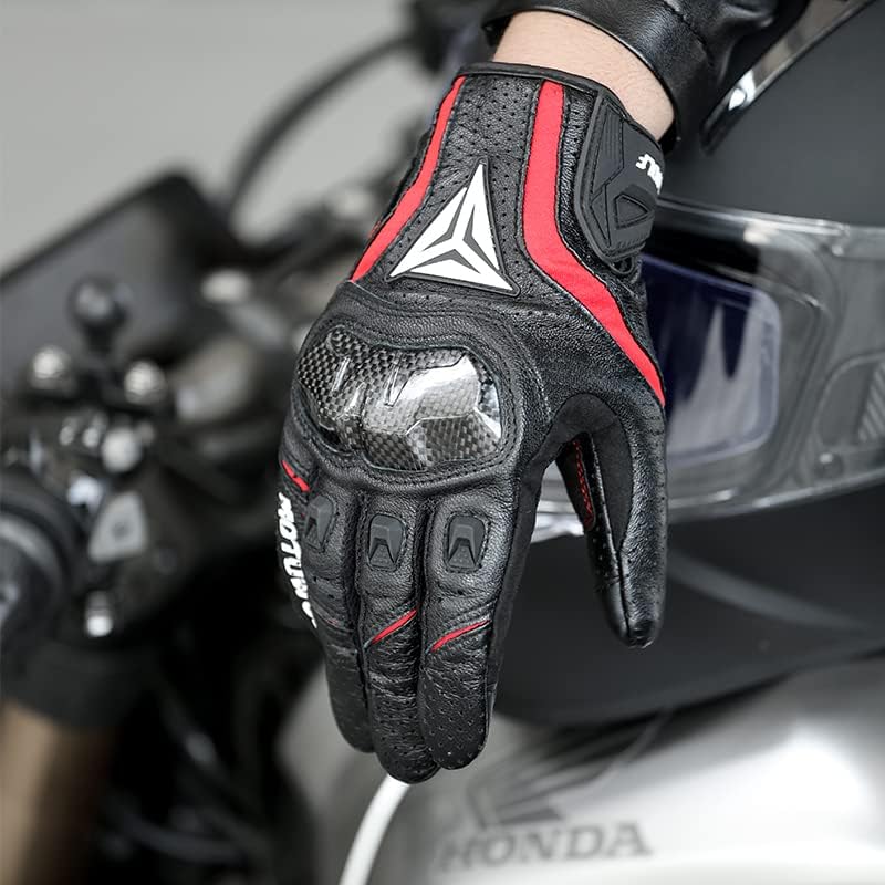 Miniatura 4 de Motowolf MDL0305 - Guantes de motocicleta para hombres y mujeres, con pantalla táctil, transpirables, para BMX, ATV, MTB, carreras de carretera,