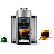 Nespresso Vertuo Coffee and Espresso Machine by De'Longhi, 1597 milliliters, Silver