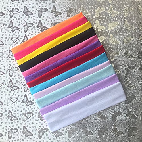 Zapire 12 Packs Headbands Women Hair Bands Stretchy Hairband Soft Head Wrap Beauty Elastic Headbands For Women Hair Accessories For Girl Women Head Bands（12 Packs） #TOP3