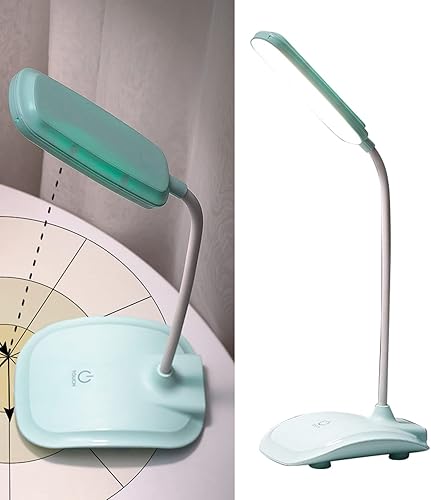 Miniatura 4 de Lámpara de escritorio LED, control táctil, temperatura de color de tres niveles, carga USB, lámpara de mesa, luz de lectura para dormitorio,