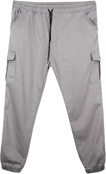 Erkek B y k Beden 100-156 Kilo Aras   in Uygun Kargo Cepli Jogger Kot Pantolon