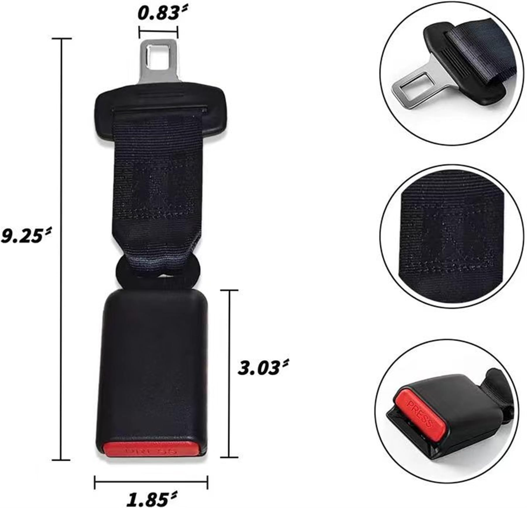2 pezzi di accessori per auto da 23 cm, accessori per auto universali, pezzi per auto, adatti per la maggior parte dei veicoli