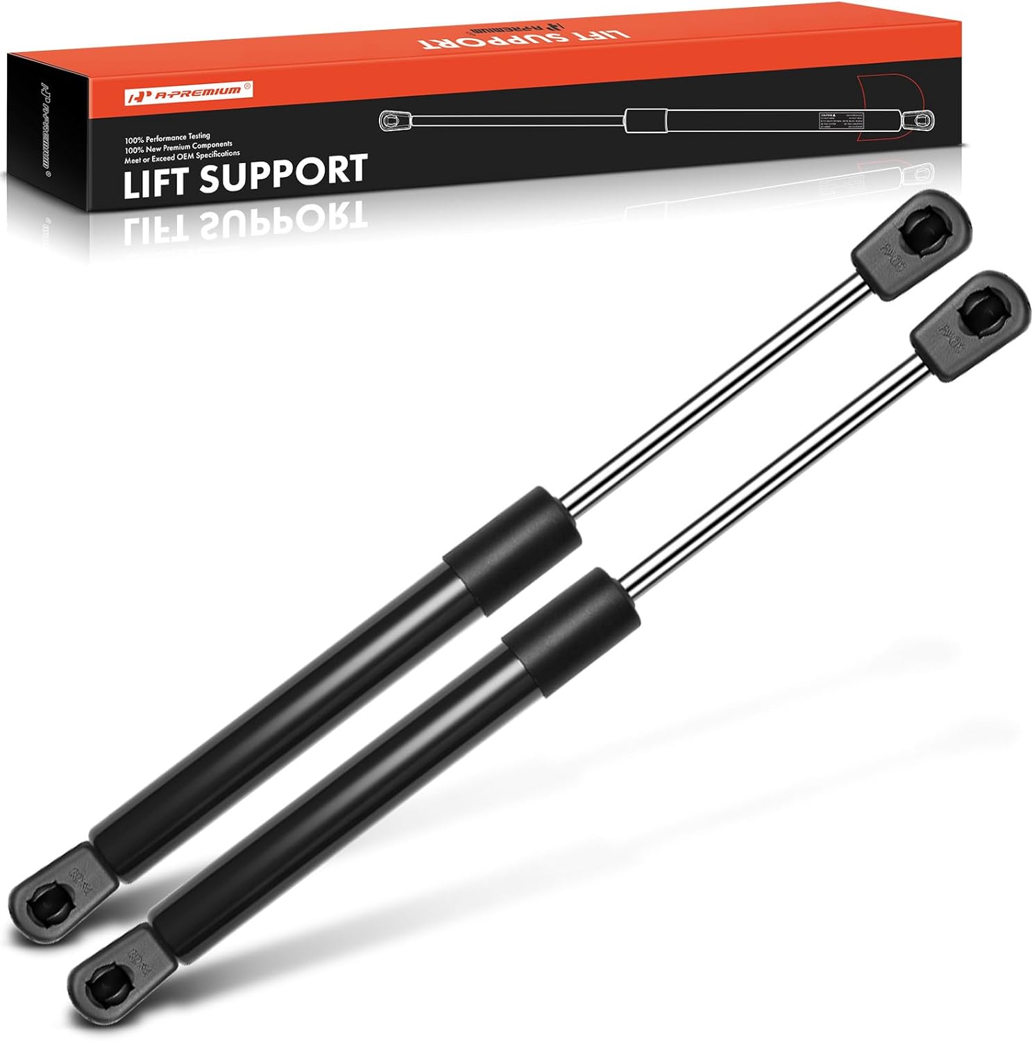 A-Premium Rear Trunk Lift Supports Shock Struts Compatible with Mercedes-Benz Models - R171 SLK280 2006-2008, SLK300 2009-2011, SLK350/SLK55 AMG 2005-2011, Base Convertible 2-Door(2-PC Set)