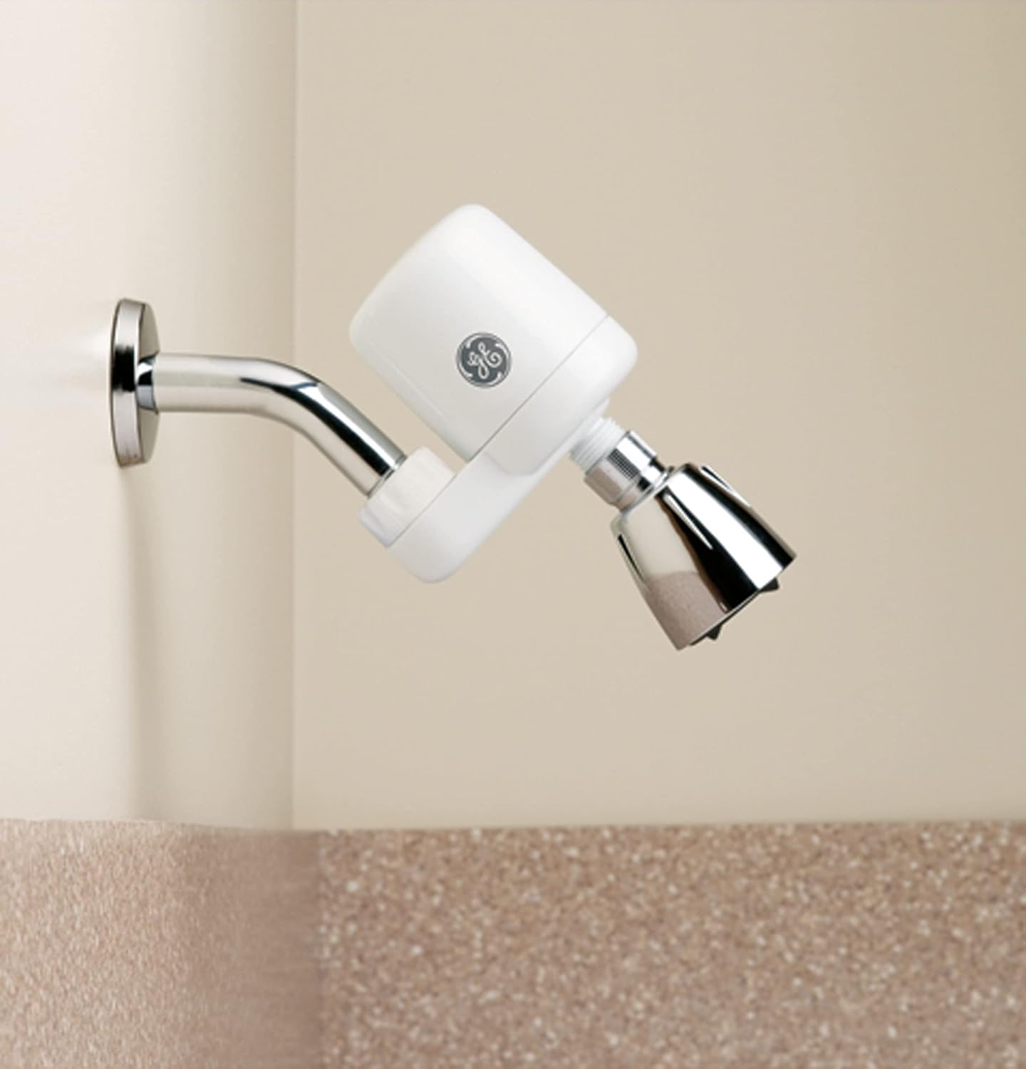 GE GXSM01HWW System Shower Filter, White