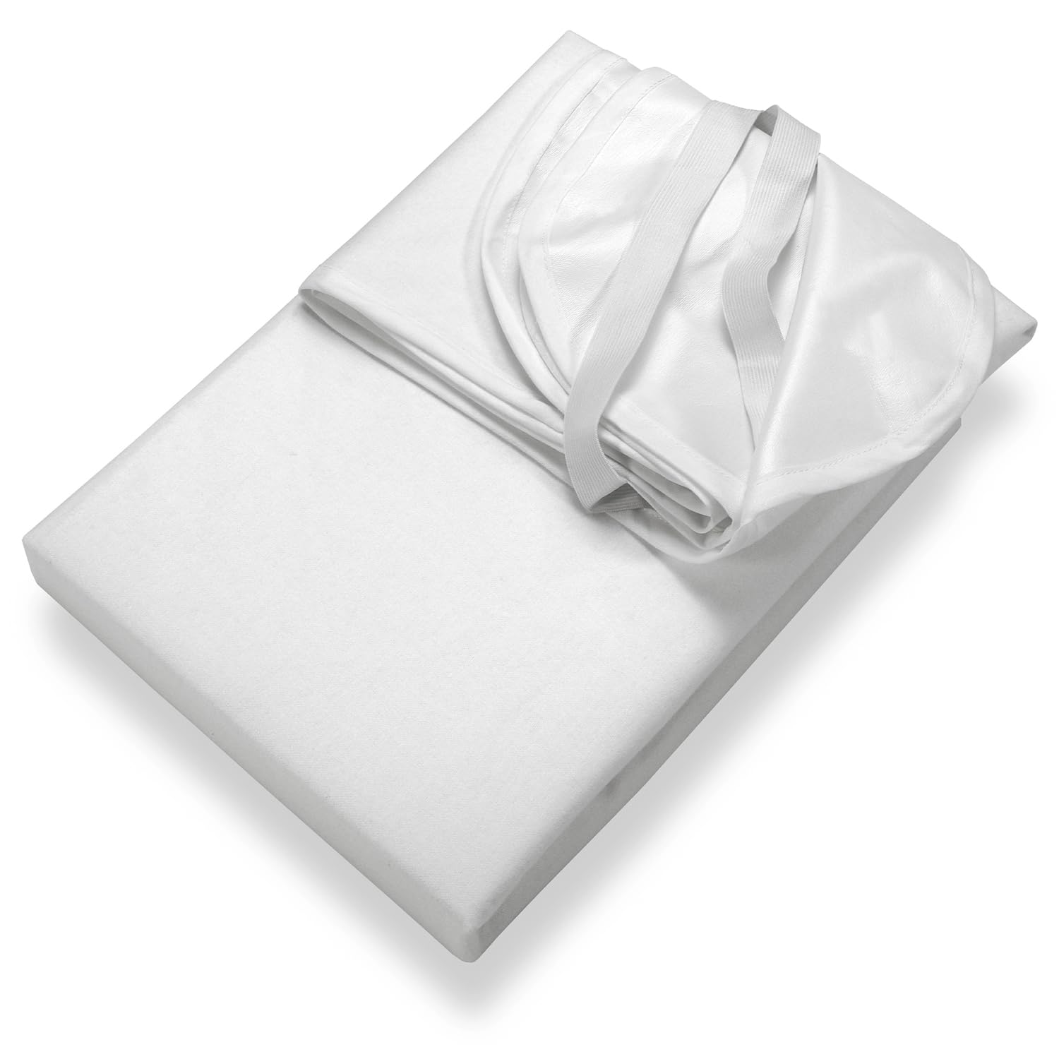 Vital - Protector de colchón impermeable (160 x 200 cm, cierre fijo, lavable, protección contra la humedad, antideslizante para niños y camas preescolares