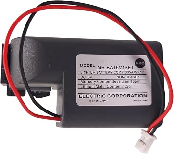 MR-BAT6V1SET Battery Replacement for MR-J4 2CR17335A WK17 Battery