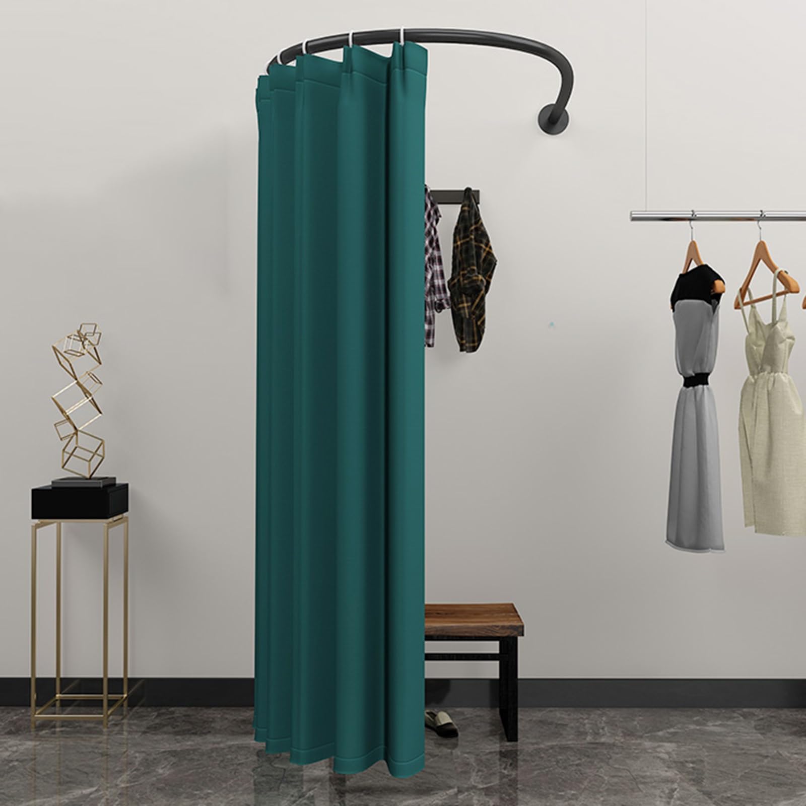 Cabine d'essayage amovible résolvant le manque de place en magasin