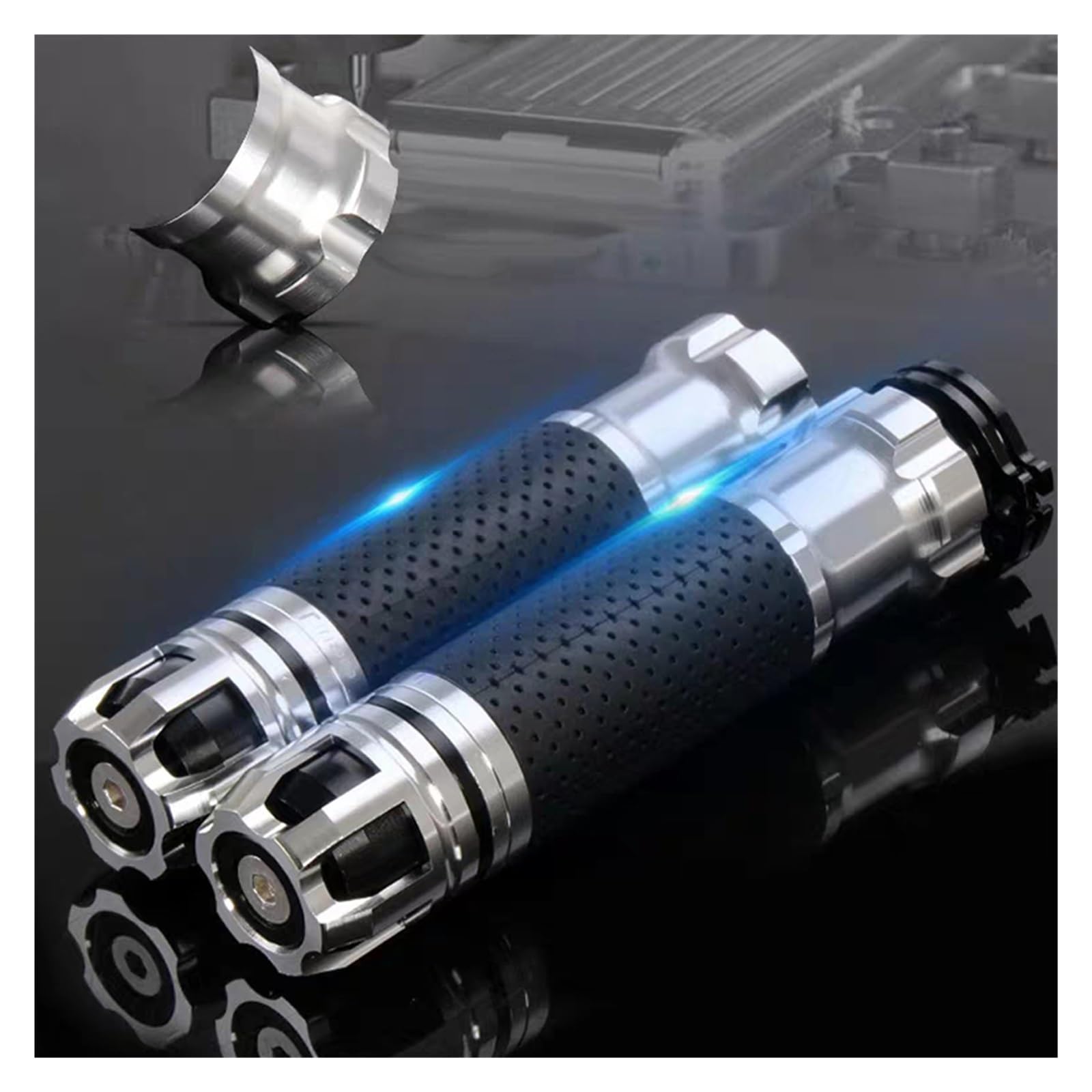 Motorradknopfgriff Lenkerabdeckung Für Cb400 919 190R 650R 125R 400SF Universal Motorrad Griff Griffe Enden Racing Lenker CNC 22mm 7/8"