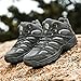 SFXLUCART New Men's Boots Fashion Outdoor Boot Breathable Hiking Boots Autumn Shoes Sneakers lightweight Non-slip Men Desert Ankle Boots (Grey,9)
