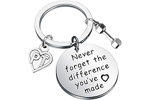MYOPSARK Physical Therapy Appreciation Keychain Never Forget The Difference You've Made Physical Therapist