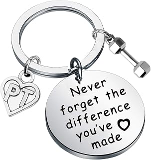 MYOPSARK Physical Therapy Gift Never Forget The Difference You've Made Keychain
