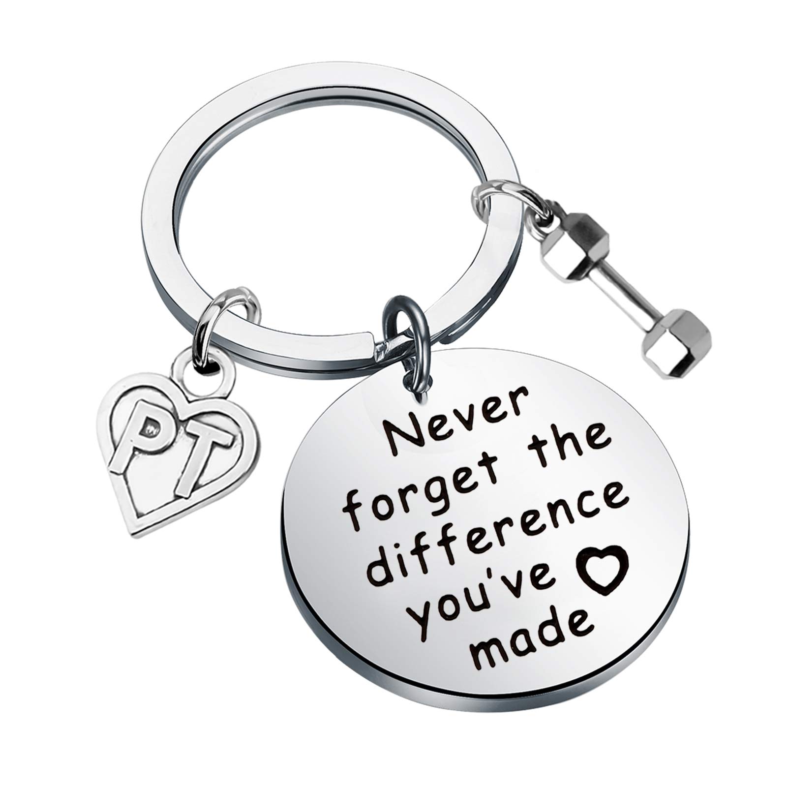 MYOSPARKMYOPSARK Physical Therapy Gift Never Forget The Difference You've Made Keychain