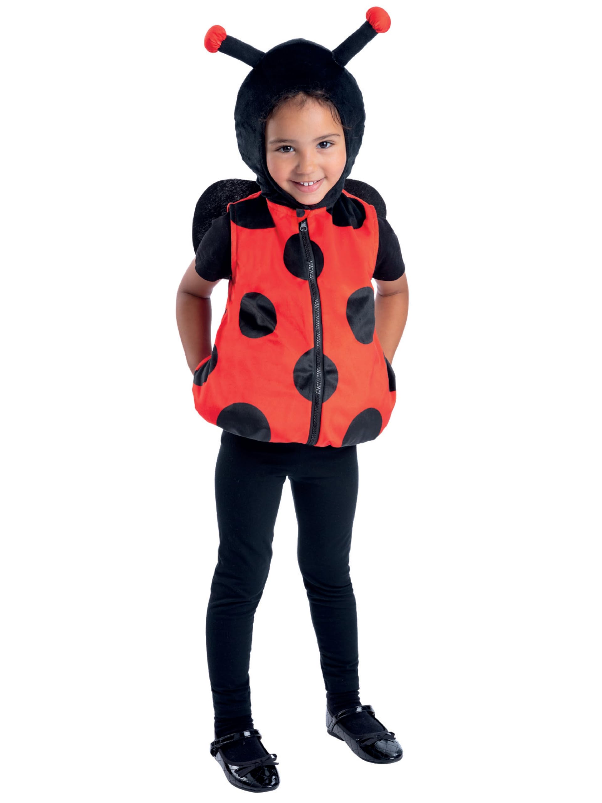 Smiffys Ladybird Child Costume, Kids Fancy Dress, Size 4-6 Years