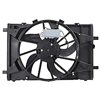 Vista 145 de Conjunto de ventilador de refrigeración de radiador TRQ Compatible con Ford Escape 2020-2022 FO3115228