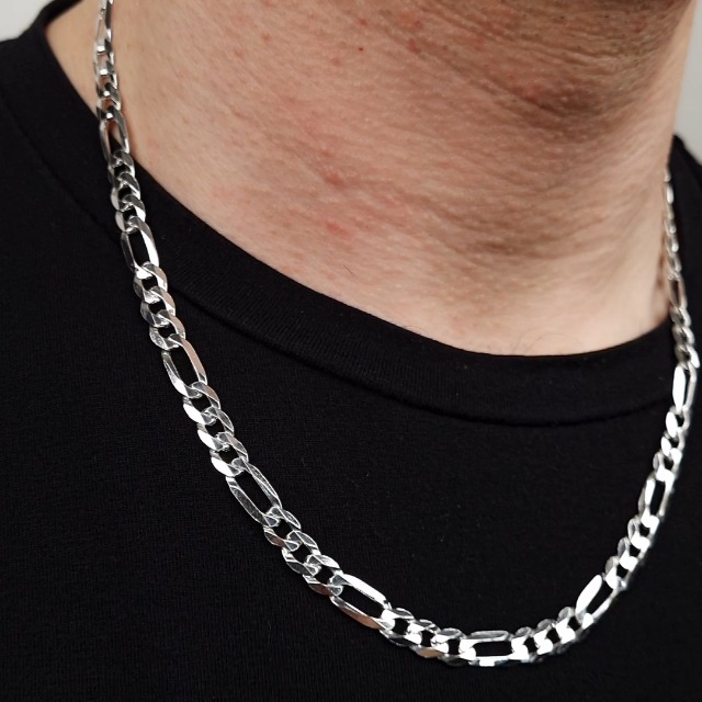 VN Jewelry Mens Womens Silver Chain Necklace - 925 Sterling Silver