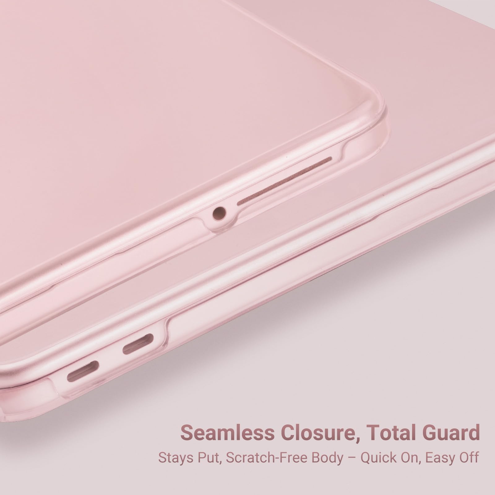 MOSISO Kompatible mit MacBook Neo 13 Zoll Hülle mit A18 Pro Chip 2026 A3404, 5-in-1 Kratzfest Hartschale Schutzhülle&Laptoptasche&Tastaturschutz&Displayschutzfolie&Webcam Abdeckung, Rosa