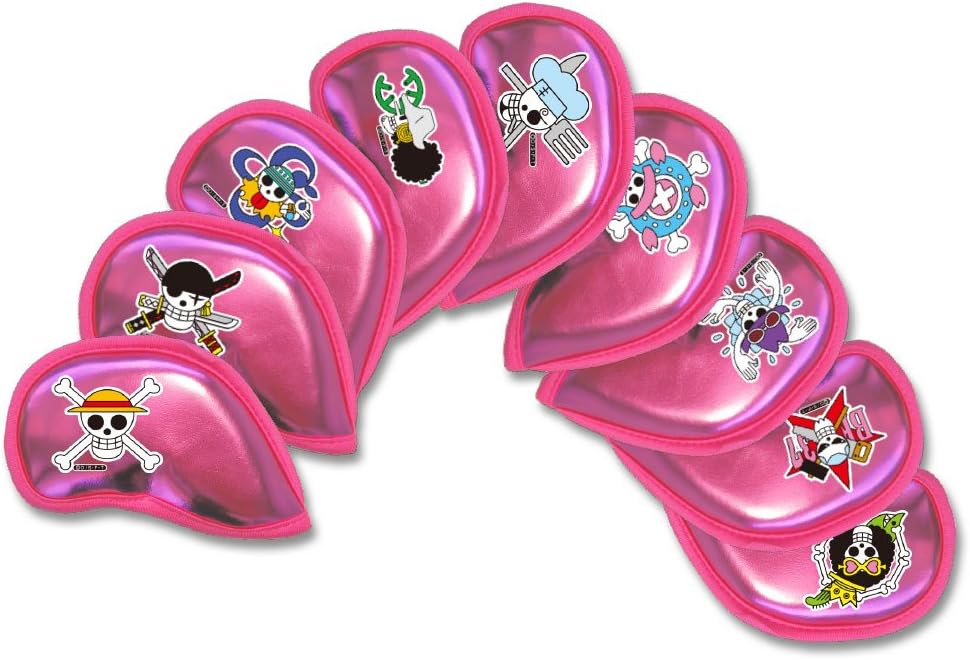 One Piece 麦わらの一味 海賊旗 アイアンカバー カラー ピンクメタリック 9個セット 公式通販