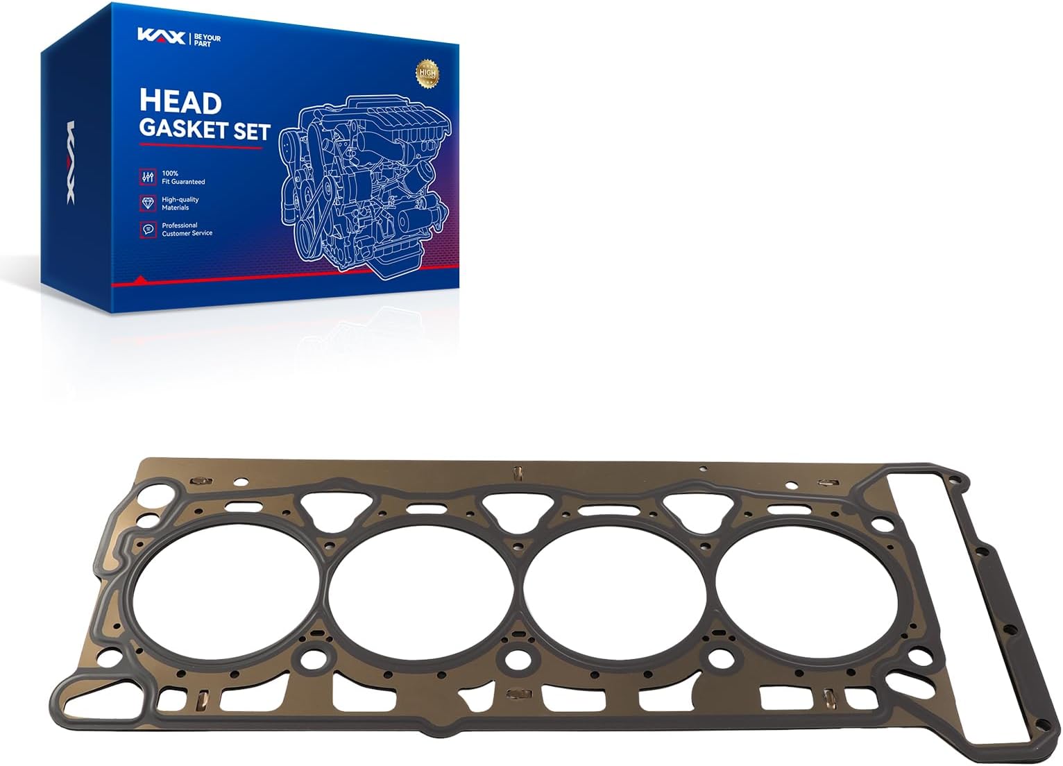 KAX 26455PT Head Gasket Kit/Set Compatible with 2015-2018 Q3, 2009-2013 A3 Quattro, 2015-2018 Q3 Quattro, 2008-2008 A3, 2010-2011 A5 Quattro, 2012-2017 A5, 2009-2015 TTS Quattro, 2010-2011 A5 Quattro