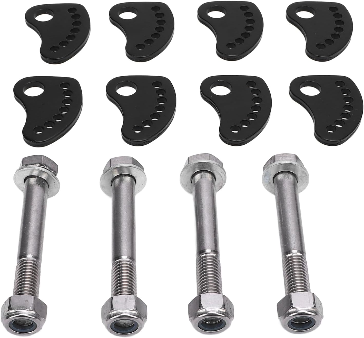 Luocute Camber Alignment Upper Arm Cam Kit 304 Stainless Steel Lock Alignment Fix Tool for 1500 2500 3500 1999-2019, Automotive Replacement Camber Caster Parts